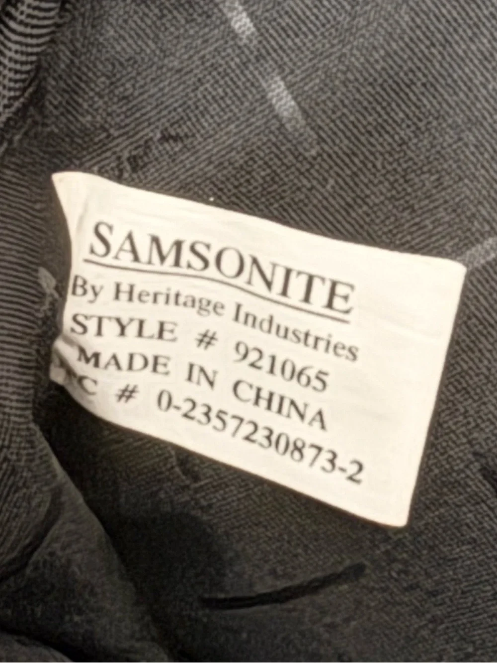 Samsonite Black Leather Expandable Business Briefcase Laptop Bag Shoulder Strap